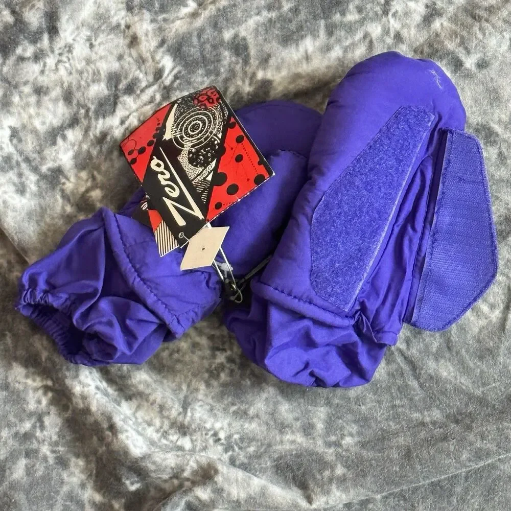 Lot of 3 Child’s Toddler's Zeroxposur & Gap Purple Red Snow Mittens